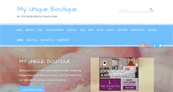 Desktop Screenshot of myuniqueboutique.com