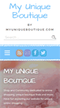 Mobile Screenshot of myuniqueboutique.com