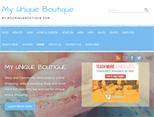 Tablet Screenshot of myuniqueboutique.com